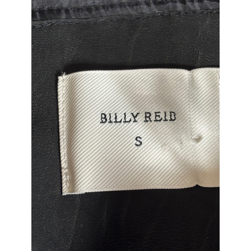 Billy Reid Mens Grey Herringbone Quilted Wool Blend Snap Front Shirt Jacket S - Picture 2 of 9